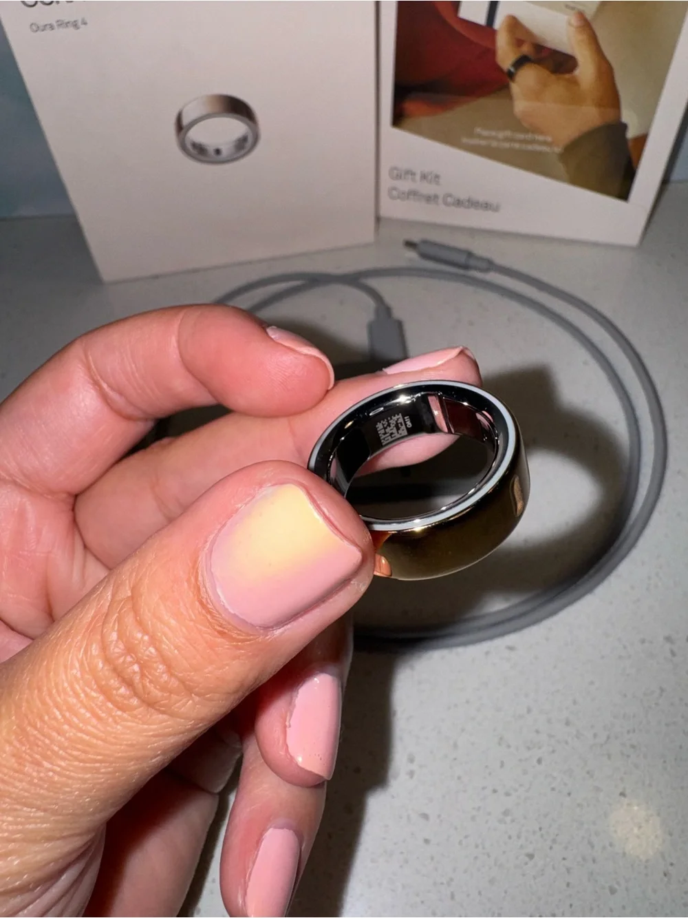Rose Gold Oura Ring 4th Generation - Size 9